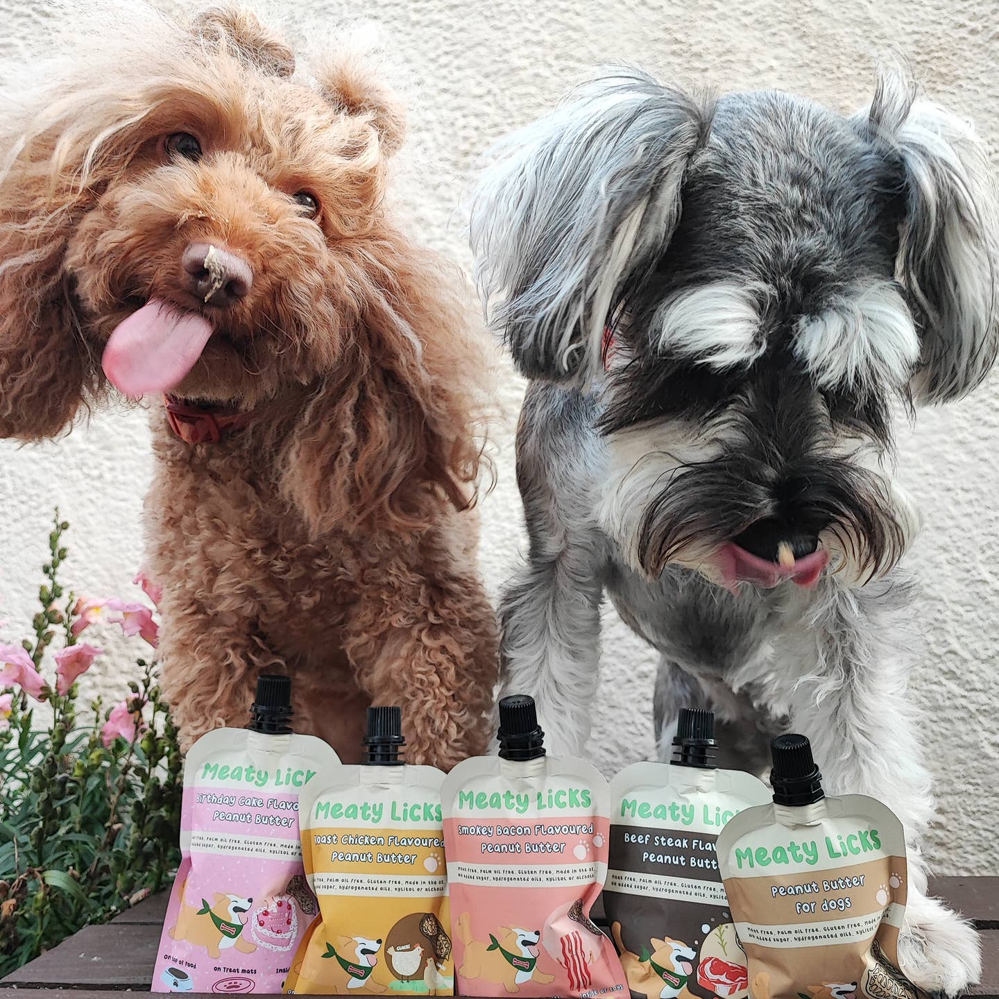 Birthday Cake Flavoured Peanut Butter Pouch For Dogs 113g 4oz