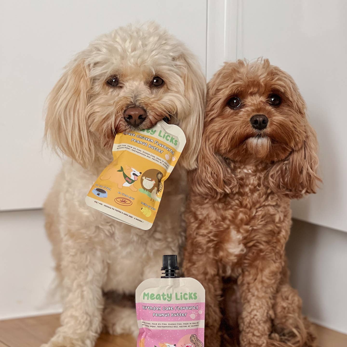 Birthday Cake Flavoured Peanut Butter Pouch For Dogs 113g 4oz