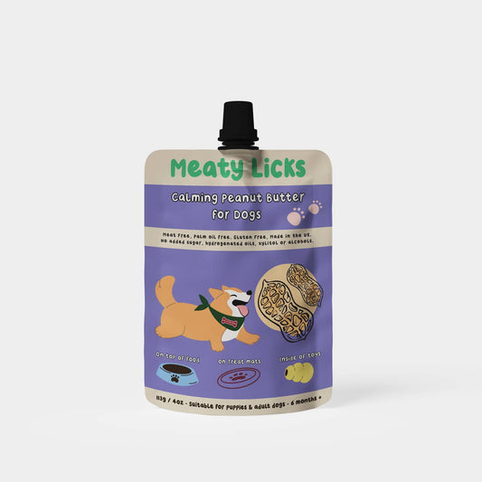 Calming Peanut Butter Pouch For Dogs 113g 4oz