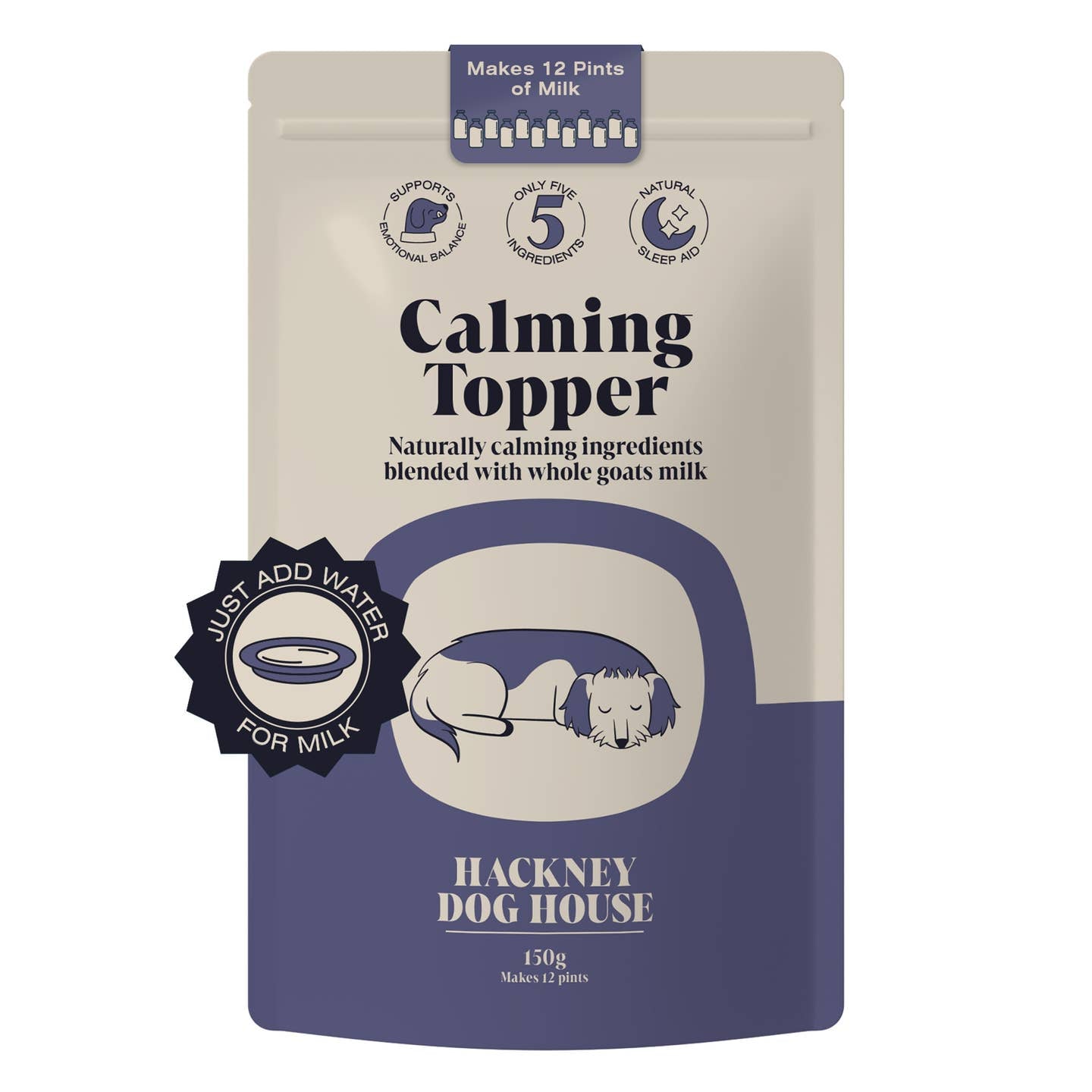 Calming Goats Milk Powder For Dogs | Makes Twelve Pints