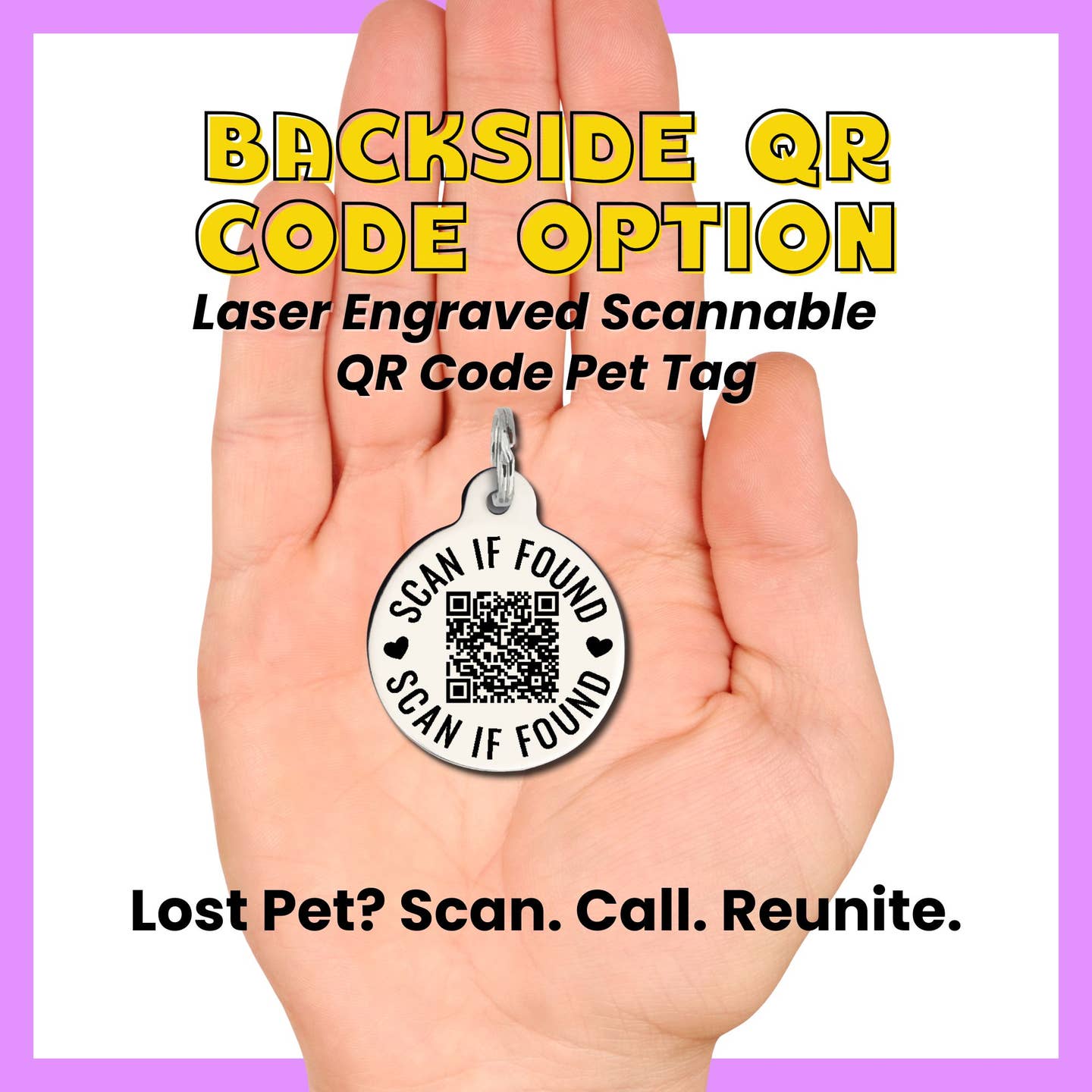 Personalized Dog Id Tag Scannable Qr Code - the Bestest Boy