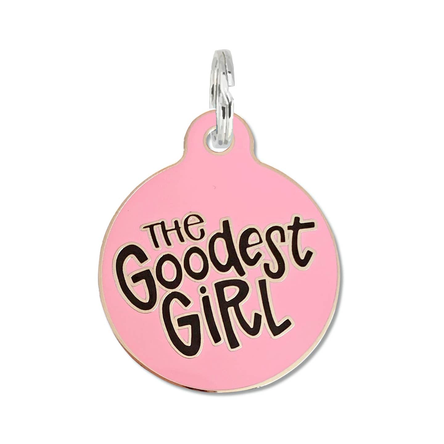Personalized Dog Tag with Scannable Qr Code - Goodest Girl