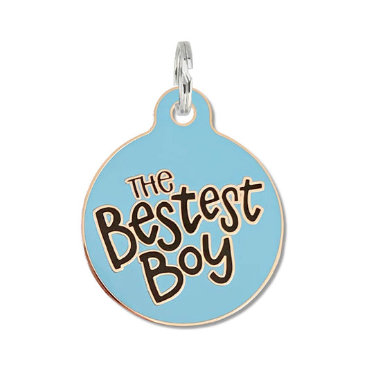 Personalized Dog Id Tag Scannable Qr Code - the Bestest Boy